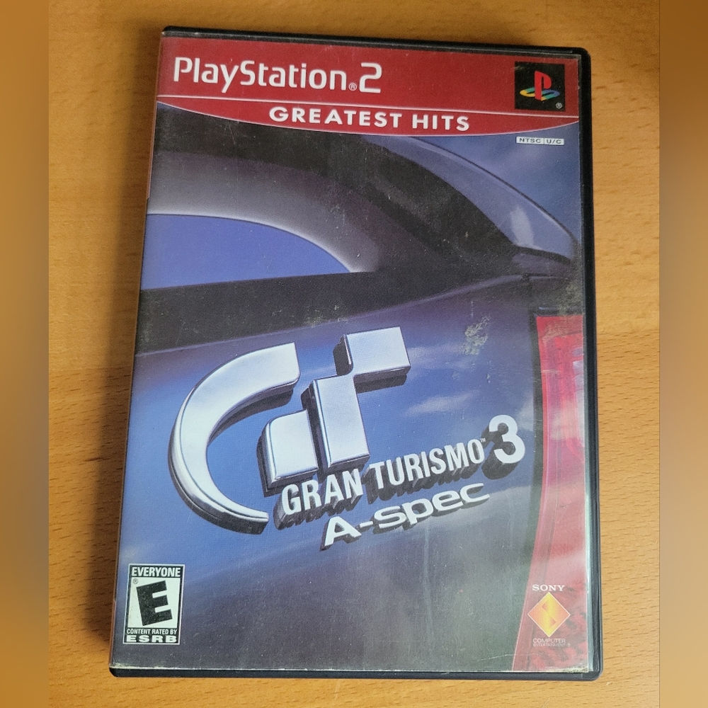 Sony PS2 Playstatiom Gran Turismo 3 A-Spec Greatest Hits With Manual